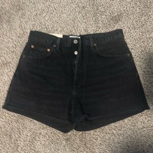 Agolde black Dee Shorts size 30